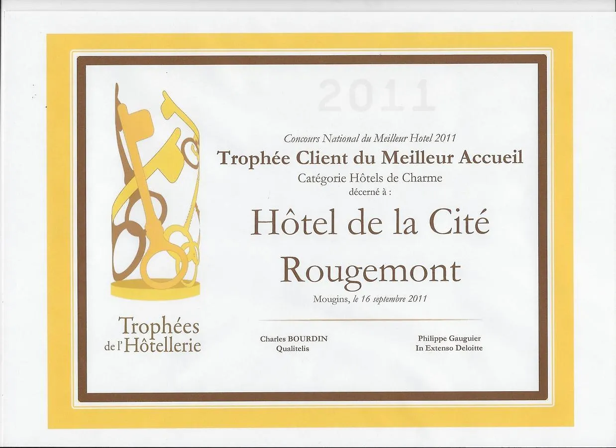Hotel De La Cite Rougemont Paris France